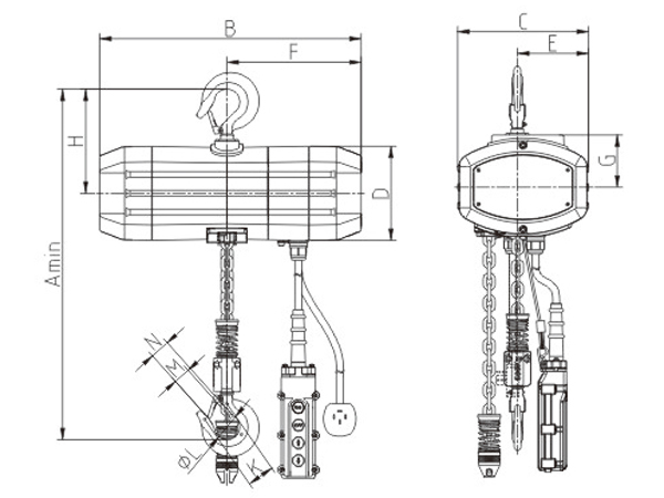 風機環鏈電動葫蘆設計圖 風機環鏈電動葫蘆設計圖